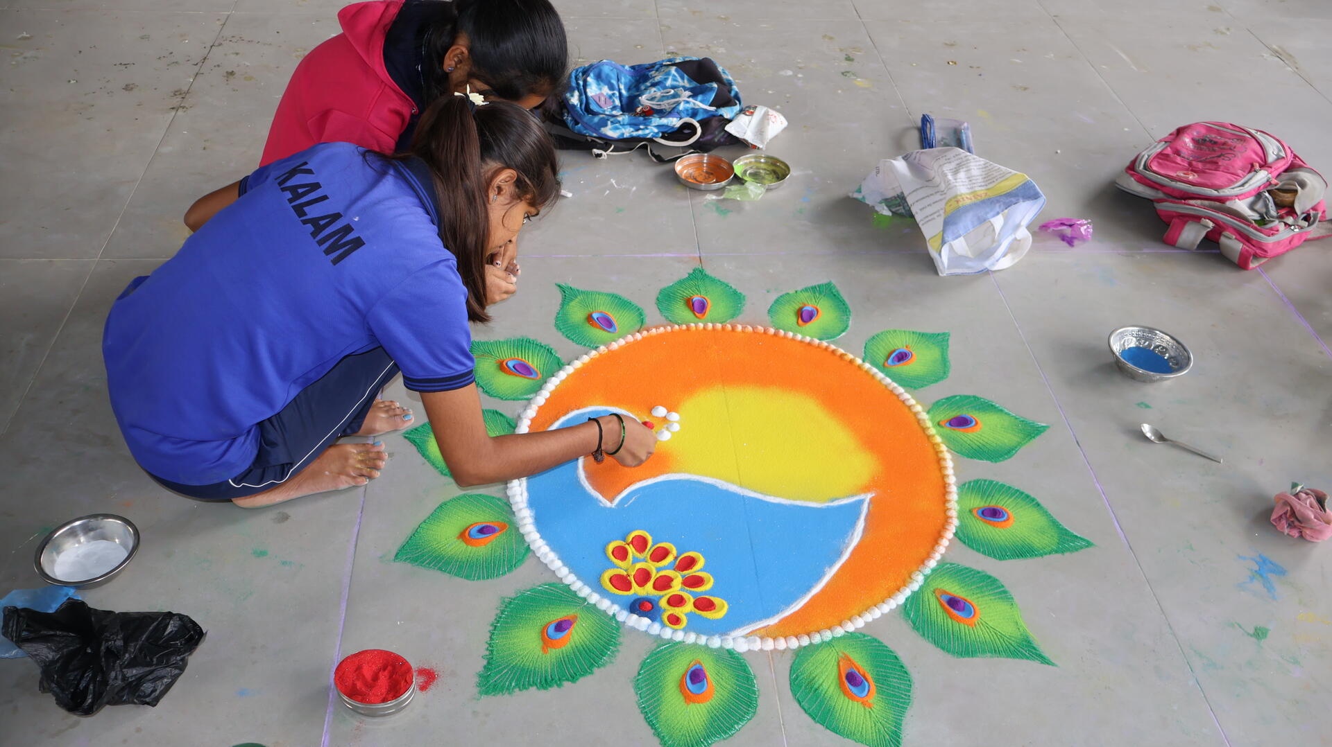 Rangoli Making